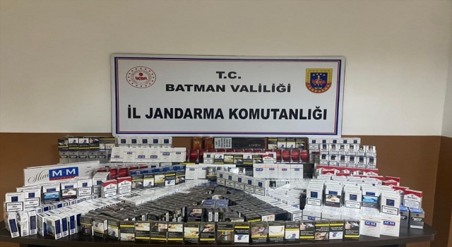 Batman’da kaçak sigara operasyonu