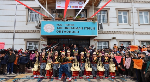 ”Okullar Arası İletişim” Projesi kapsamında yabancı öğrenci ve öğretmenler Kilis’e geldi