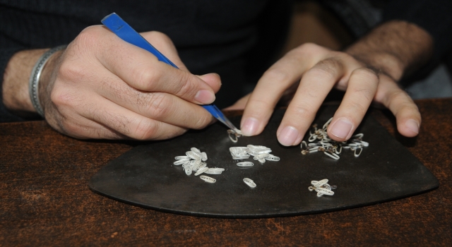 Tescilli telkari sanatı ana vatanında usta ellerle yaşatılıyor