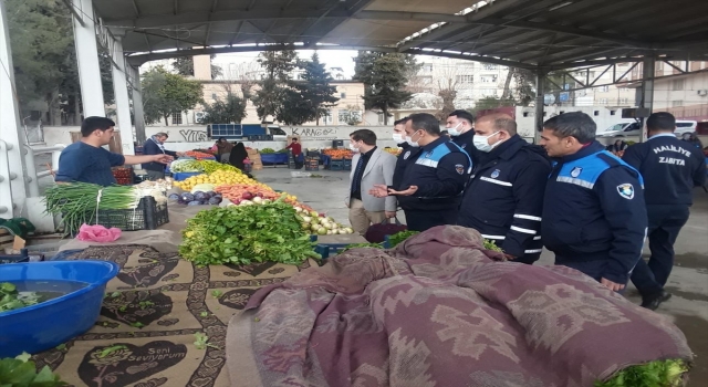 Şanlıurfa’da zabıta ekiplerince semt pazarları denetlendi