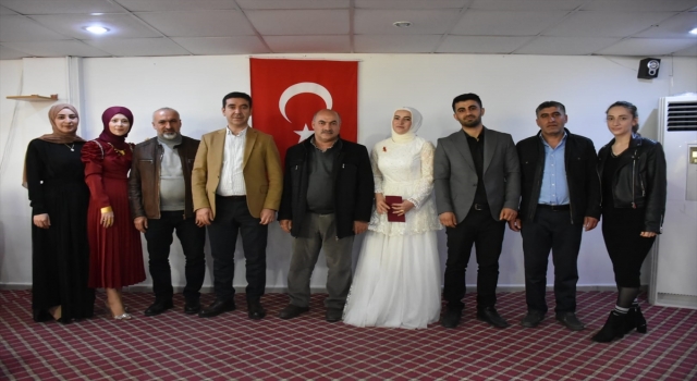 Dargeçit Belediye Başkanı Aksoy, nikah kıydı 