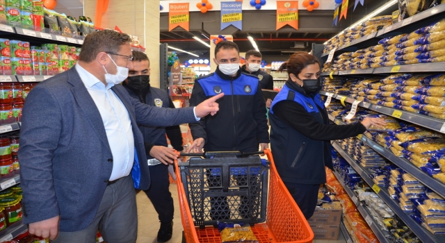 Batman’da zabıta ekiplerinden marketlere denetim
