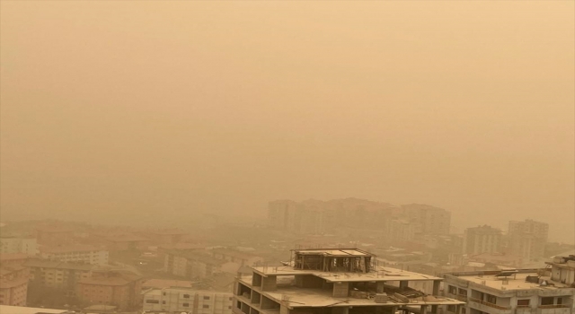 Şırnak ve Siirt’te toz taşınımı etkisini sürdürüyor 