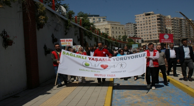 Mardin’de ”Sağlık İçin Hareket Et Günü” yürüyüşü düzenlendi