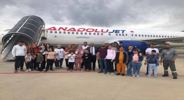 Cizre’de engelli çocuklar Şırnak Şerafettin Elçi Havalimanını gezdi