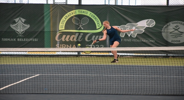 Şırnak’ın ilk uluslararası tenis turnuvası Cudi Cup başladı