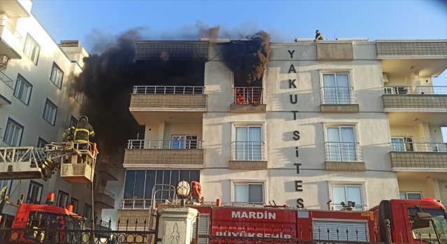 Nusaybin’de evde çıkan yangın söndürüldü