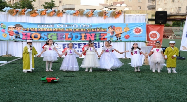 Cizre’de Kur’an kursu öğrencilerine yılsonu şenliği