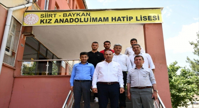 Siirt Milli Eğitim Müdürü Edip’ten Baykan ilçesine ziyaret