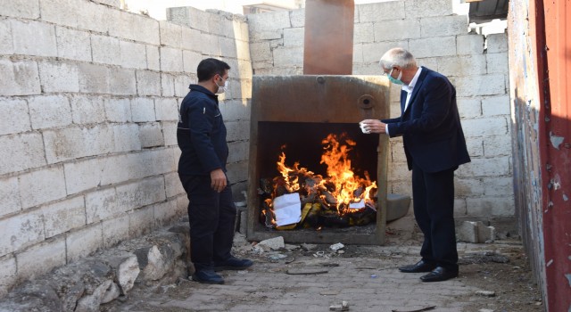 Urfa’da 100 Kilo Et Yakılarak İmha Edildi