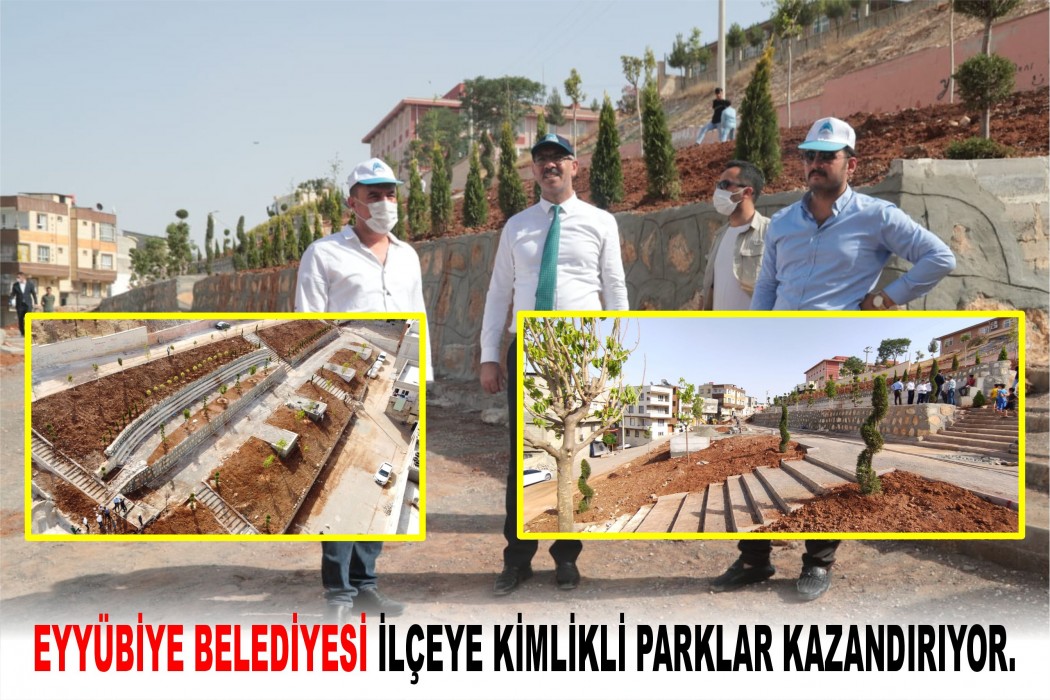 Eyyübiye Belediyesi İlçeye Kimlikli Parklar Kazandırıyor.