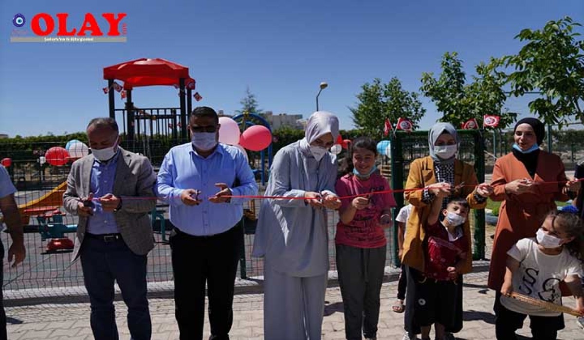 Başkan Çakmak özel öğrencilerle park açılışı yaptı