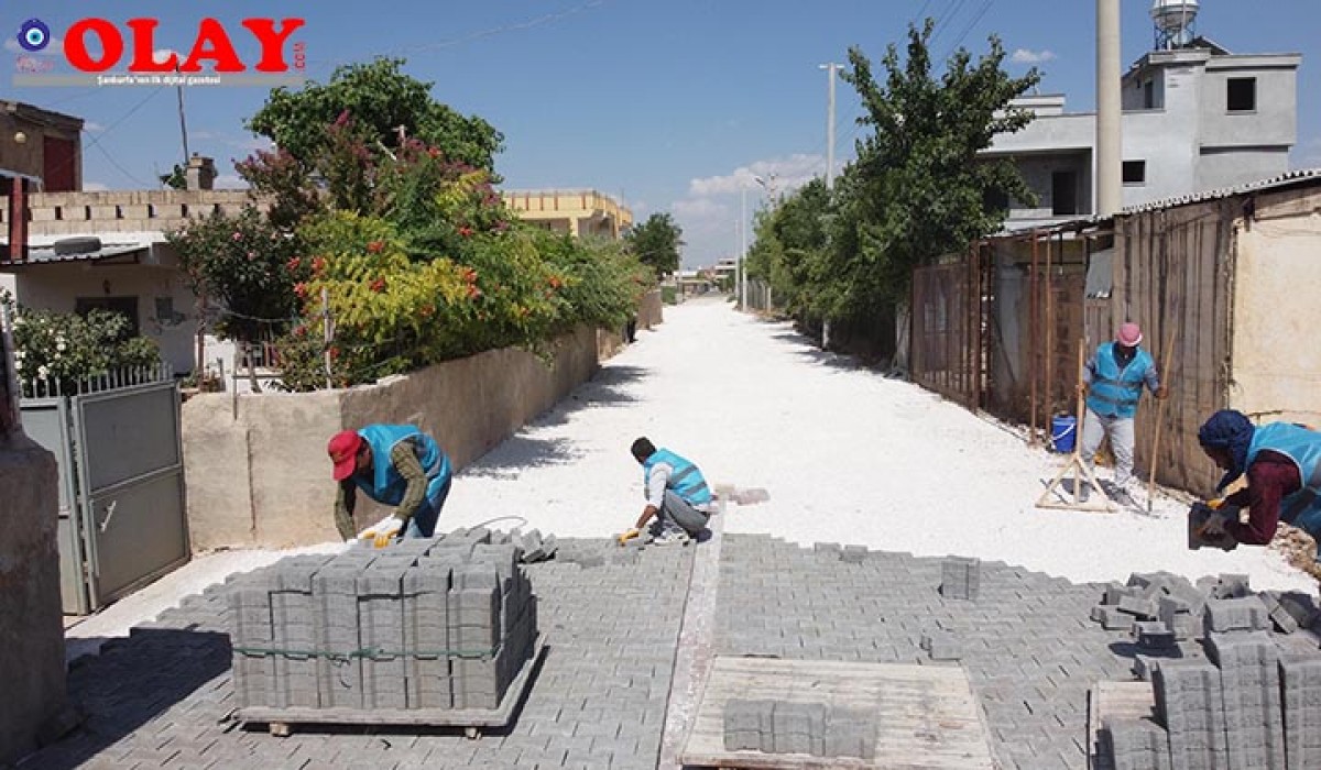 4 mahallede üst yapı çalışması sürüyor