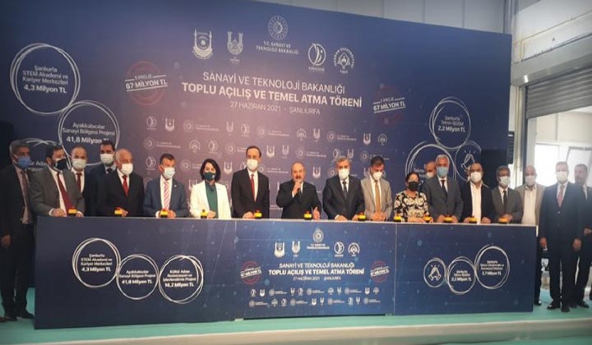 Urfa’da toplu açılış töreni