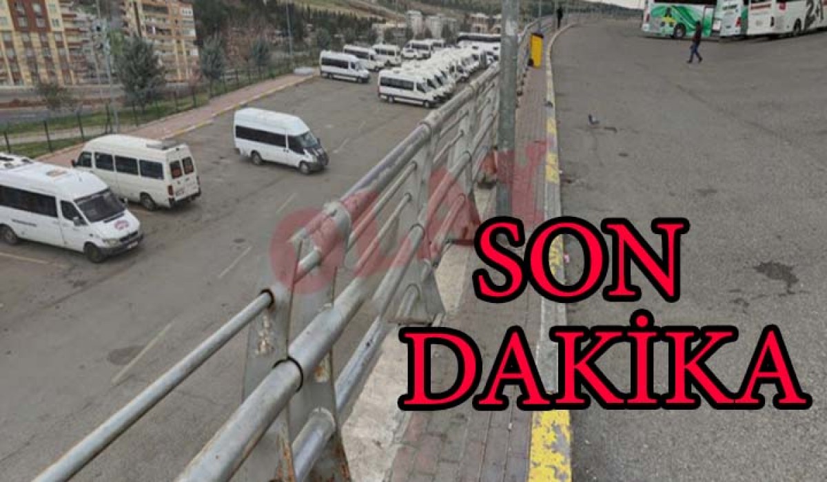 Şanlıurfa Otobüs Terminali’nde intihar