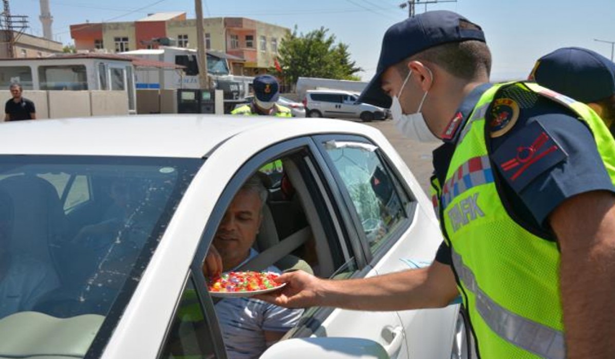 Urfa’da Drone ile trafik denetimi              