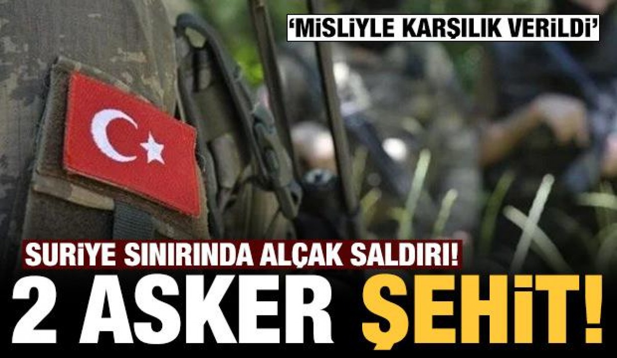 Şehit olan 2 asker ile yaralılar Türkiye’ye getirildi.