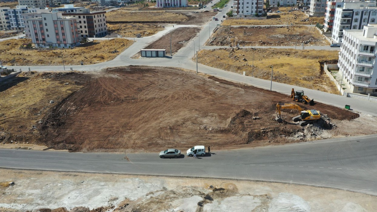 Karaköprüde yeni yeşil alanlar