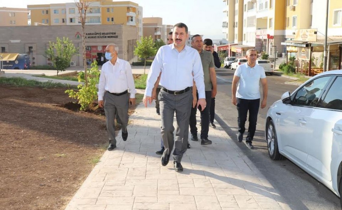 Karaköprü kırsalında hizmet atağı sürüyor
