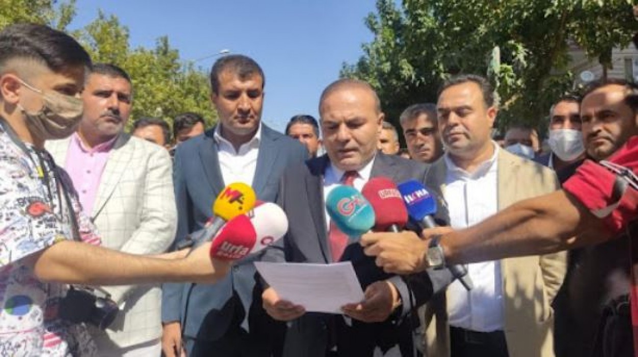 Şanlıurfa Müteahhitler Birliğinden basın açıklaması