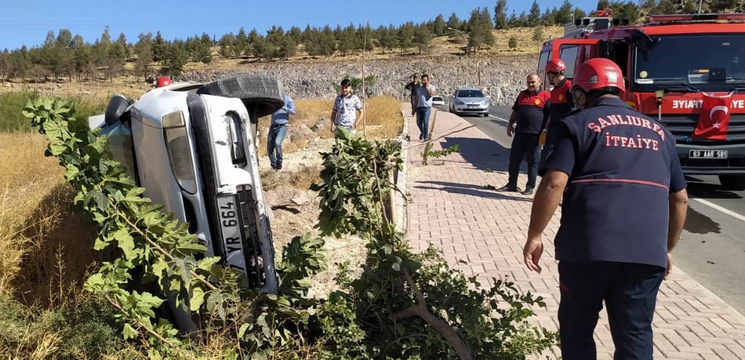 Sürücüsünün Direksiyon Hakimiyetini Kaybetti: Şarampole Yuvarlandı