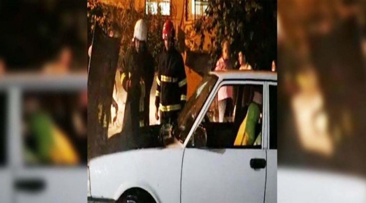 Urfa’da Park Halindeki Araç Alevlere Teslim Oldu
