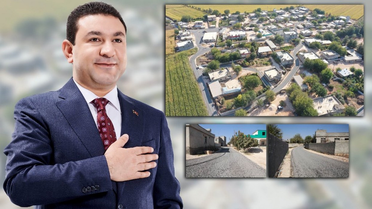 Harran’da Asfalt Serim Çalışmaları Sürüyor