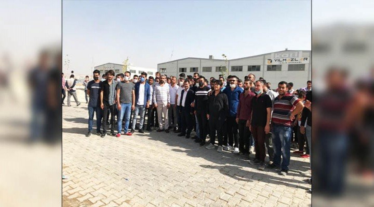 Urfa’da O Fabrikanın İşçileri Eylem Başlattı