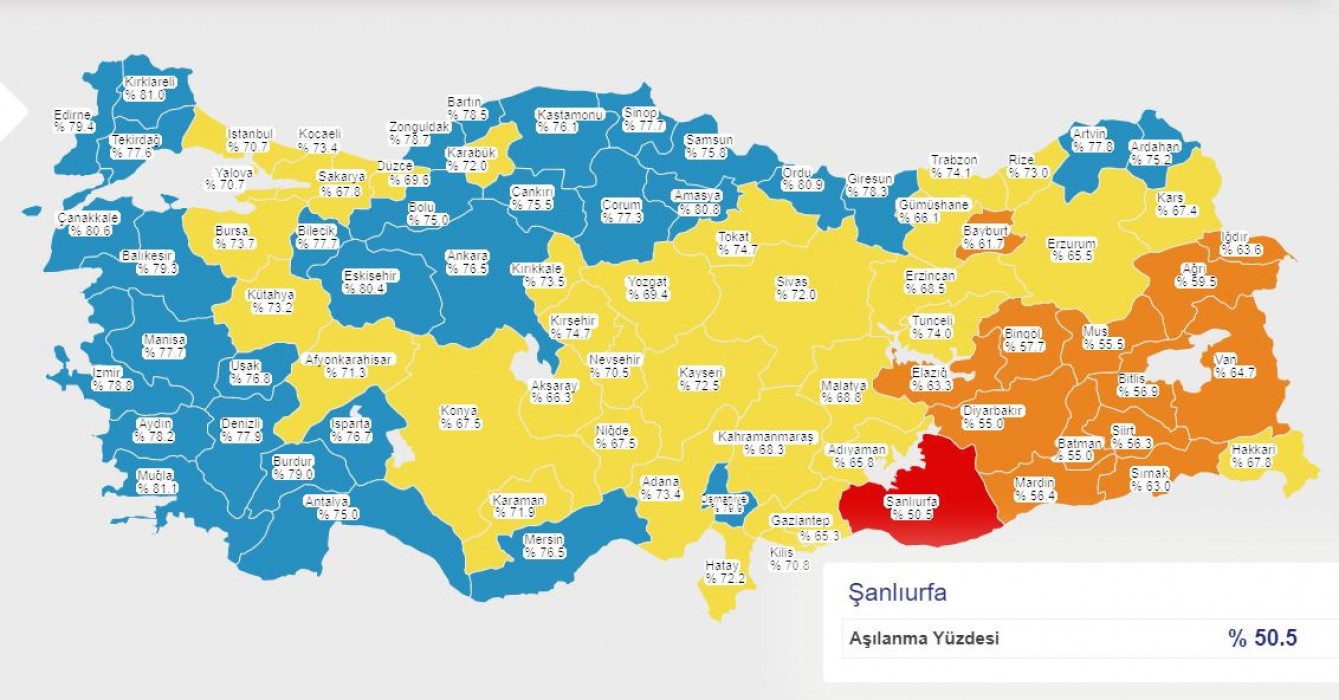 Haritada Tek Kırmızı Kalan Yer: Şanlıurfa