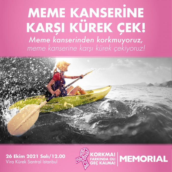 Meme Kanseri Hastaları Kansere Karşı Kürek Çekiyor