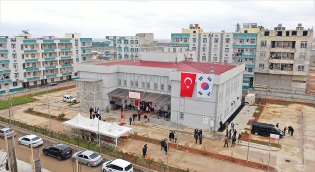 Şanlıurfa’da Güney Kore Büyükelçiliğince yaptırılan sağlık merkezi ve okul açıldı