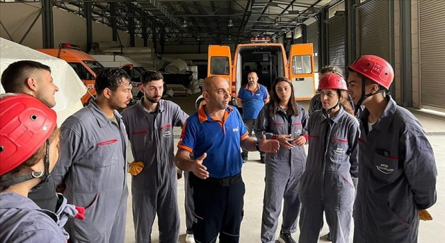 Afetlerde görev alacak uzman kadroları yetiştiriyorlar