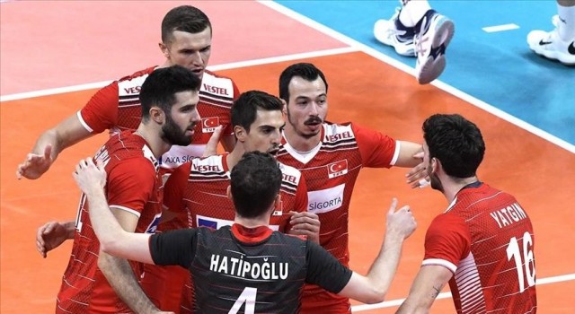 Milli Erkek Voleybol Takımı, Cezayir'i 3-0 yendi