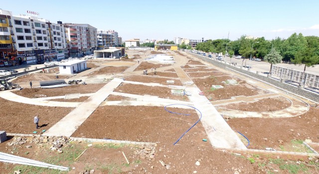 Siverek Ofis Park’ta hummalı çalışmalar sürüyor