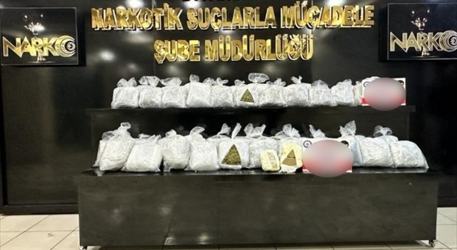 33 kilo 350 gram uyuşturucu ele geçirildi