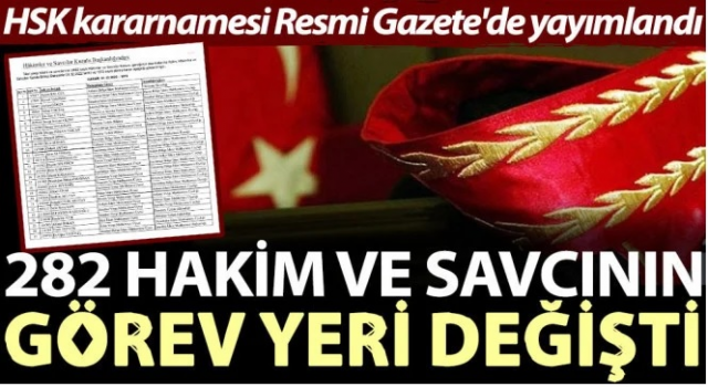 HSK kararnamesi Resmi Gazete'de