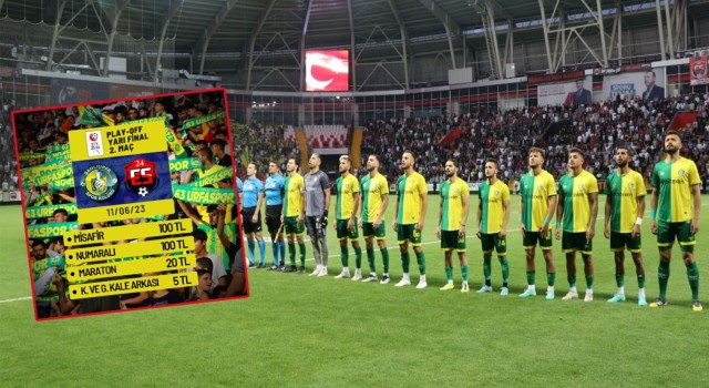 Şanlıurfaspor’un rövanş maçının bilet fiyatları açıklandı