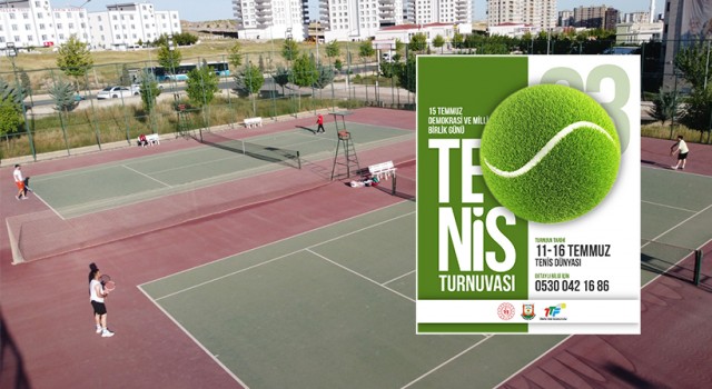 Büyükşehirden Tenis Turnuvası