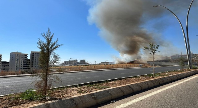 Urfa’da kuru ot yangını