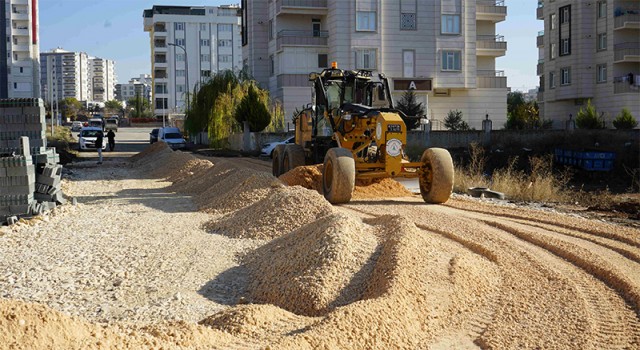 Karaköprü’de Batıkent Mahallesine yeni yol