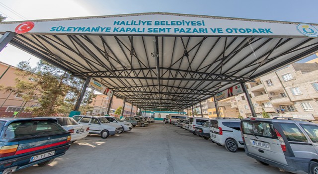 Süleymaniye’ye kapalı semt pazarı kazandırıldı