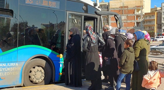 Şanlıurfa’da yarın toplu ulaşım ücretsiz