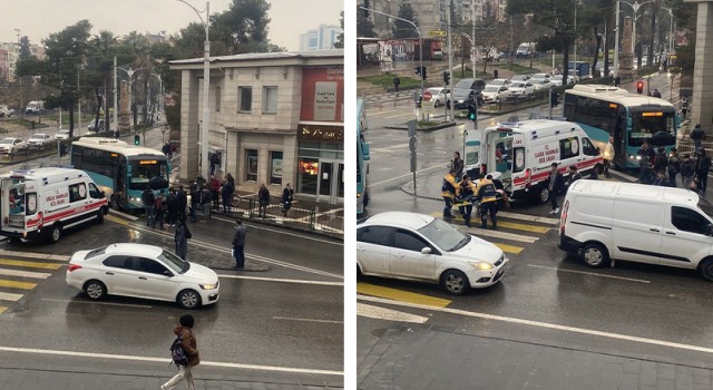 Şanlıurfa’da yolun karşısına geçmeye çalışan kadına otobüs çarptı