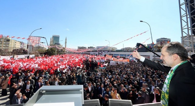 Erbakan Şanlıurfa’da halka hitap etti: Şanlıurfa Milli Görüş belediyeciliği ile buluşacak