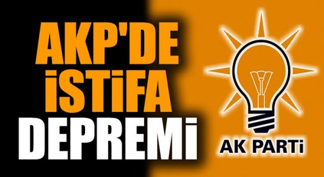 AK Parti Şanlıurfa'da Tepki İstifaları Gelmeye Başladı!