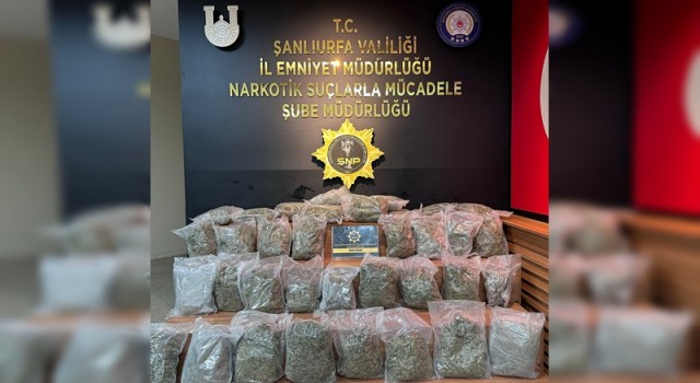 Şanlıurfa’da uyuşturucu operasyonu: 2 gözaltı