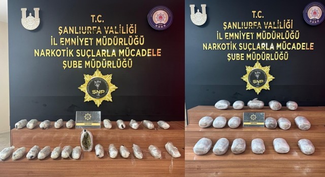 Şanlıurfa’da uyuşturucu operasyonu: 3 şüpheli yakalandı