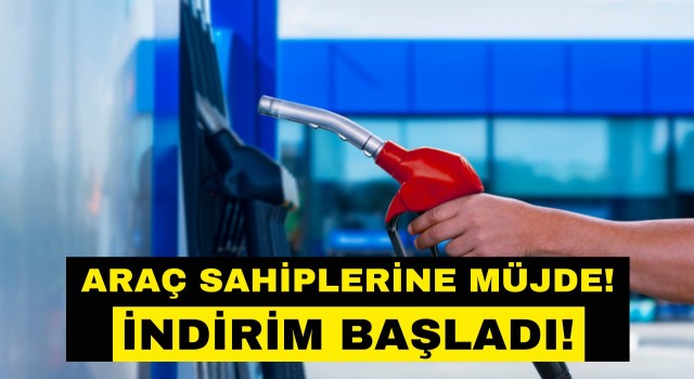 Akaryakıta İndirim Geldi!