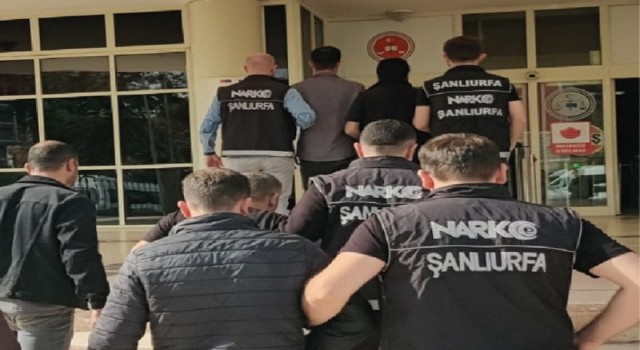 Şanlıurfa’da uyuşturucu operasyonu, 8 tutuklama