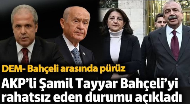 Bahçeli ve DEM Arasındaki Pürüz: AKP’li Tayyar’dan Açıklama!